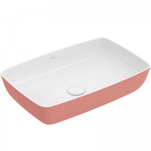 Villeroy & Boch AWT Artis 4172 580x380mm ohne Hahnlochbank ohne Überlauf Eckig Powder
