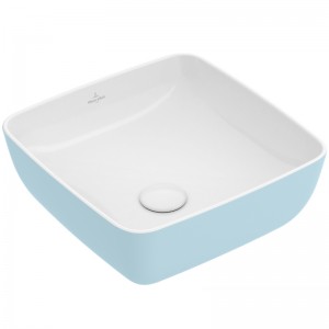 Villeroy & Boch AWT Artis 4178 410x410mm ohne Hahnlochbank ohne Überlauf Eckig Fog