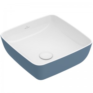 Villeroy & Boch AWT Artis 4178 410x410mm ohne Hahnlochbank ohne Überlauf Eckig Ocean