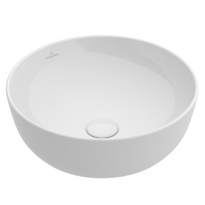 Villeroy & Boch AWT Artis 4179 430mmD: o Hahnlochbank o Ül Rund WeißAlpin C+