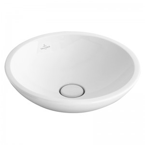 Villeroy & Boch AWT Loop & Friends 5148 380mmD: o Hahnlochbank o Überl Rund WeißAlpin C+