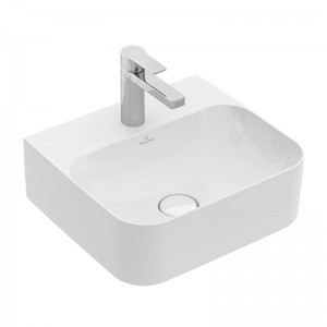 Villeroy & Boch HWB Finion 4364 430x390mm HL durchgest verd ÜL geschl Weiß Alpin C+