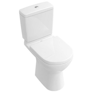 VB Tiefspülklosett Kombination O.novo 566101 360x670mm bodenstehend Weiß Alpin