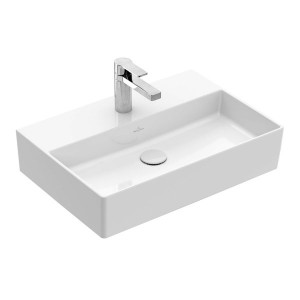 VB Waschbecken Memento 2.0 4A226L 600x420mm Rechteck Weiß Alpin C+