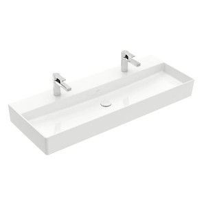 VB Waschbecken Memento 2.0 4A22C1 1200x470mm Rechteck Weiß Alpin