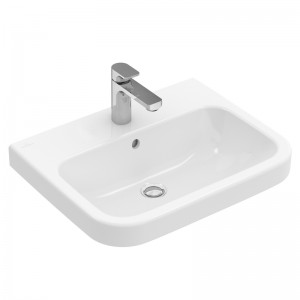 Villeroy & Boch WT Architectura 4188 600x470mm 3-LArm mittl HL durchg o Ül Eckig WeißAlpin C+