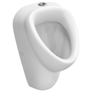 Vitra Urinal RockyPlus Zulauf von oben, alpin-weiss