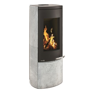 Wamsler Kaminofen "Myra" schwarz Naturstein, KF 113-81 Myra