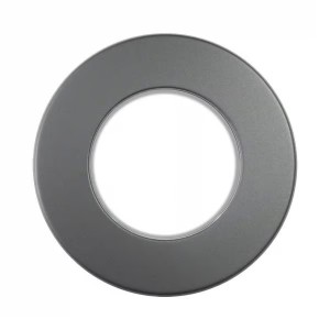 Rocky Rosette 5cm, DM135, Farbe: Grau