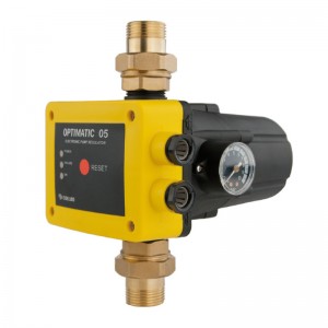 Zehnder Schaltautomat Kit05 Optimatic,
Einschaltdruck einstellbar zwischen
1,5 - 2,5 bar, zur Steuerung von
Pumpen mit Trockenlaufschutz,
mit Steckdose, Kabel und Stecker
max.16 A Nennstrom