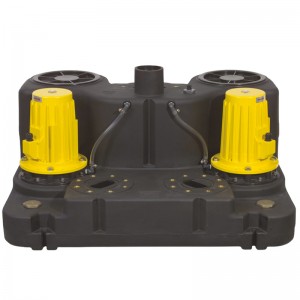 Boy Doppel 1,5 D  400 V Abwasser-Doppel-Hebeanlage Druckabgang DN 100