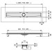 TECEdrainline-Evo Duschrinne, 900 mm befestigte Seal System Dichtmanschette