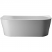 Acryl-Badewanne Charly 180 x 80 x 44/61cm weiss inkl. Schürze 61cm, Bodenlänge 143,5cm, 305 Liter