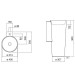 Alape Scopio Waschtisch RX400H.CO 4507800 Weiß