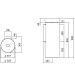 Alape Waschtisch RX325.KE 4505500 Weiß