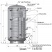 Austria Email Hygienespeicher KWS 800 W mit Wellrohr, ohne Wärmetauscher