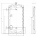 AUSTRIA EMAIL Wärmepumpen-Kältepufferspeicher WPPS 130L Stahlblechmantel silbergrau, H742xØ670