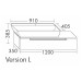 Burgbad Bel Aufsatzwaschtisch+Unterschrank asym. 1255 PG2  