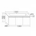 Burgbad Bel Keramik-Waschtisch+Unterschrank 1230 PG2  