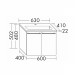 Burgbad Bel Keramik-Waschtisch+Unterschrank 630 PG4  