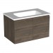 Burgbad Bel Keramik-Waschtisch+Unterschrank 830 PG2  