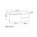 Burgbad Sinea MG-Waschtisch+Unterschrank PG2  