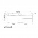 Burgbad Sinea MG-Waschtisch+Unterschrank PG2  