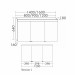 Burgbad Sinea/Selection Spiegelschrank 1200 PG1 inkl. horizontaler Aufsatzleuchte