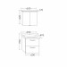 Burgbad Teno - for me Set 1.1 Spiegelschrank 650  