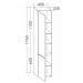 Burgbad Yso Hochschrank PG2 Hochglanz