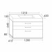 Burgbad Crono Mineralguss-Waschtisch+Unterschrank PG2  