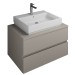 Burgbad Cube Waschtischunterschrank passend zu Grohe Cube(WWGP080)PG3