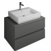 Burgbad Cube Waschtischunterschrank passend zu Grohe Cube(WWGQ080)PG2