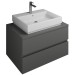 Burgbad Cube Waschtischunterschrank passend zu Grohe Cube(WWGQ080)PG3