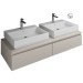 Burgbad Cube Waschtischunterschrank passend zu Grohe Cube(WWGR141)PG2