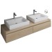 Burgbad Cube Waschtischunterschrank passend zu Grohe Cube(WWGS161)PG1