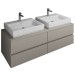 Burgbad Cube Waschtischunterschrank passend zu Grohe Cube(WWGT141)PG3