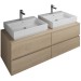 Burgbad Cube Waschtischunterschrank passend zu Grohe Cube(WWGT161)PG1