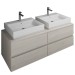 Burgbad Cube Waschtischunterschrank passend zu Grohe Cube(WWGU141)PG1