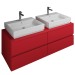 Burgbad Cube Waschtischunterschrank passend zu Grohe Cube(WWGU141)PG2