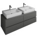 Burgbad Cube Waschtischunterschrank passend zu Grohe Cube(WWGU141)PG2