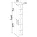 Burgbad Fiumo Hochschrank (HSLZ035)