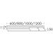 Burgbad Fiumo Wandbord/Wandablage (ACDX080)