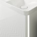 Burgbad Iveo Gäste Bad Mineralguss-Waschtisch inkl.Waschtischunterschrank mit LED-Waschtischunterschrankbeleuchtung 440 (SFGX044)