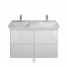 Burgbad Iveo Mineralguss-Waschtisch+Waschtischunterschrank (SFFX120)