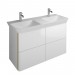Burgbad Iveo Mineralguss-Waschtisch+Waschtischunterschrank (SFFX120)