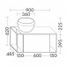 Burgbad Junit Mineralguss-Aufsatzwaschtisch inkl. Waschtischunterschrank 900 und LED- Beleuchtung (SFKR090)