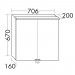 Burgbad Junit Spiegelschrank 700 mit horizontaler LED-Aufsatzleuchte und Waschplatzbeleuchtung (SPIZ070)