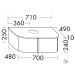 Burgbad Lavo 2.0 Waschtischunterschrank inkl. Konsolenplatte passend zu Aufsatzwaschtisch(SFZU071)