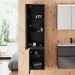 Burgbad Lin20 Hochschrank (HSPC040) PG2 Acrylfront/Mehrfachlackierung Matt